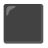 Large Black Square u2b1b Icon 48 x 48