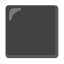 Large Black Square u2b1b Icon 64 x 64