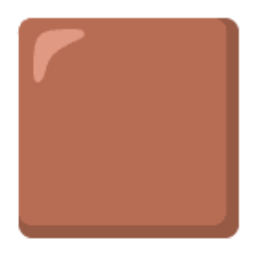 Large Brown Square u1f7eb Icon 256 x 256