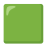 Large Green Square u1f7e9 Icon 48 x 48