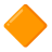 Large Orange Diamond u1f536 Icon 48 x 48