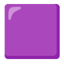 Large Purple Square u1f7ea Icon 128 x 128