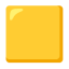 Large Yellow Square u1f7e8 Icon 64 x 64