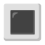 White Square Button u1f533 Icon 64 x 64