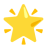 Glowing Star u1f31f Icon 48 x 48