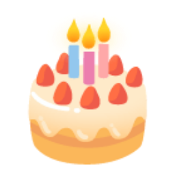 Birthday Cake u1f382 Icon 256 x 256