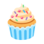 Cupcake u1f9c1 Icon 64 x 64