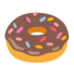 Doughnut u1f369 Icon 256 x 256