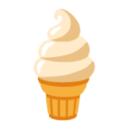 Soft Ice Cream u1f366 Icon 256 x 256