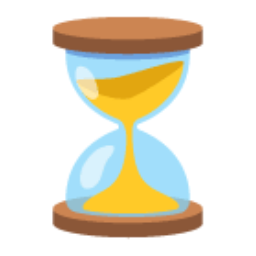 Hourglass Not Done u23f3 Icon 256 x 256