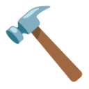 Hammer u1f528 Icon 128 x 128
