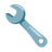 Wrench u1f527 Icon 48 x 48