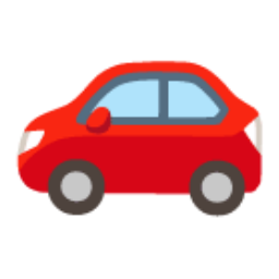 Automobile u1f697 Icon 256 x 256