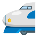 Bullet Train u1f685 Icon 128 x 128