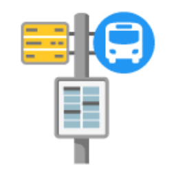 Bus Stop u1f68f Icon 256 x 256