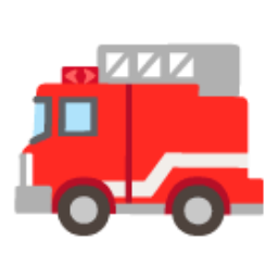 Fire Engine u1f692 Icon 256 x 256