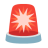 Police Car Light u1f6a8 Icon 48 x 48