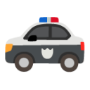 Police Car u1f693 Icon 128 x 128