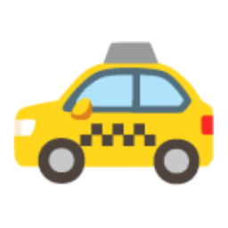 Taxi u1f695 Icon 256 x 256