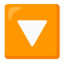 Downwards Button u1f53d Icon 128 x 128