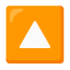Upwards Button u1f53c Icon 64 x 64