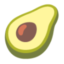 Avocado u1f951 Icon 128 x 128