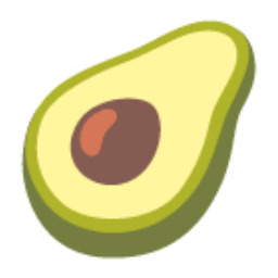 Avocado u1f951 Icon 256 x 256