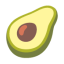 Avocado u1f951 Icon 64 x 64