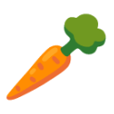 Carrot u1f955 Icon 128 x 128