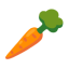 Carrot u1f955 Icon 64 x 64