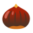 Chestnut u1f330 Icon 48 x 48