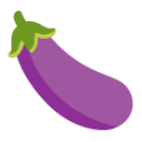 Eggplant u1f346 Icon 128 x 128