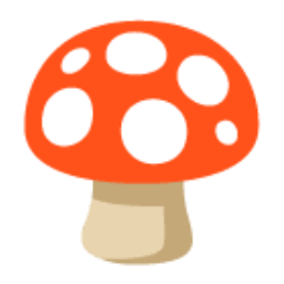 Mushroom u1f344 Icon 256 x 256