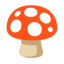 Mushroom u1f344 Icon 64 x 64