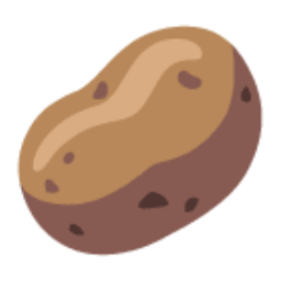 Potato u1f954 Icon 256 x 256