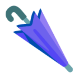 Closed Umbrella u1f302 Icon 256 x 256