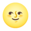 Full Moon Face u1f31d Icon 64 x 64