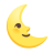 Last Quarter Moon Face u1f31c Icon 48 x 48