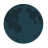 New Moon u1f311 Icon 48 x 48