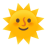 Sun With Face u1f31e Icon 48 x 48
