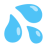Sweat Droplets u1f4a6 Icon 48 x 48