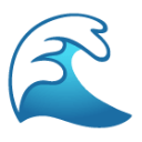 Water Wave u1f30a Icon 128 x 128