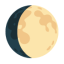 Waxing Gibbous Moon u1f314 Icon 64 x 64