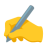 Writing Hand u270d Icon 48 x 48