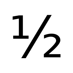 Fraction Symbol