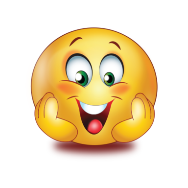 innocent smile hands on cheek