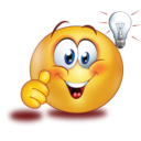 brilliant idea thumb up