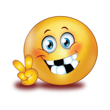 happy victory hands lost teeth