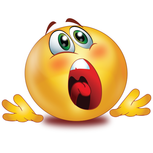 Face Screaming In Fear Emoticon Royalty Free Vector Image | The Best ...