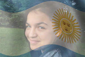 Argentina Flag Overlay photo effect